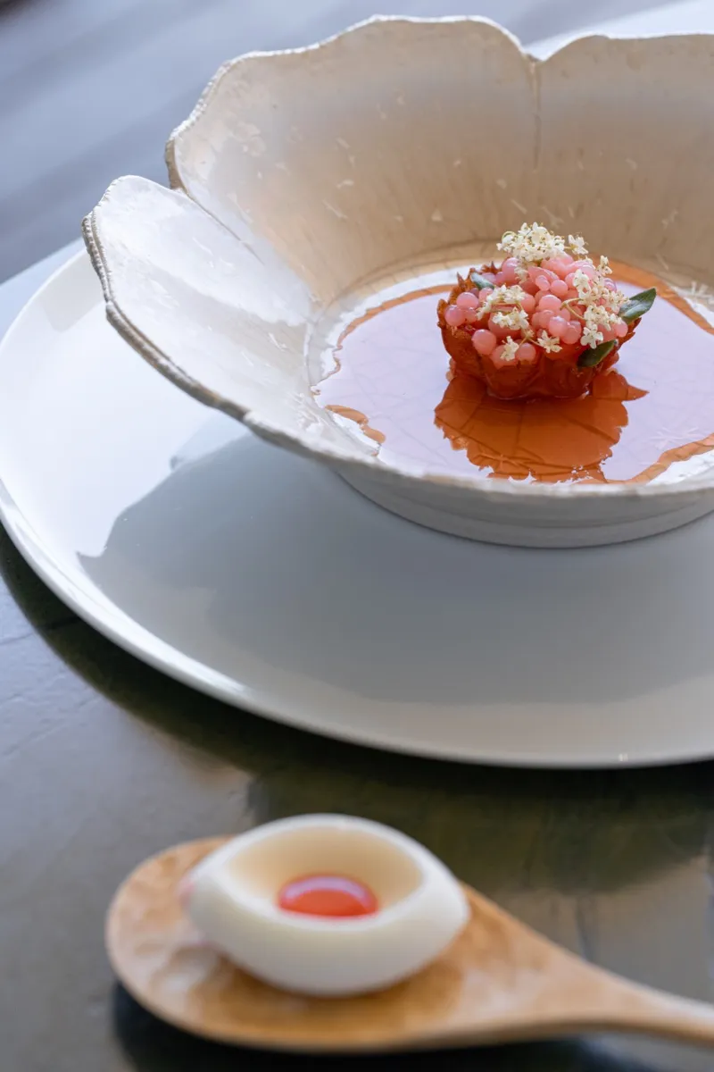Une assiette de La Table de Pierre Reboul