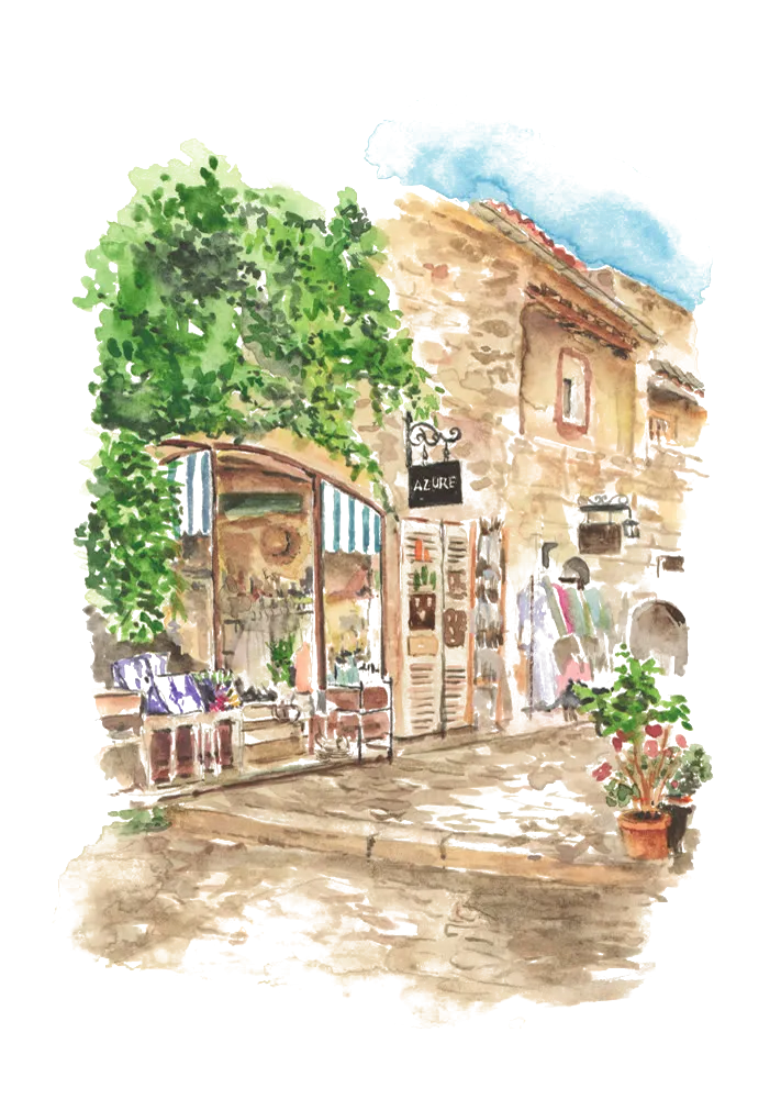 Aquarelle de la boutique Azure