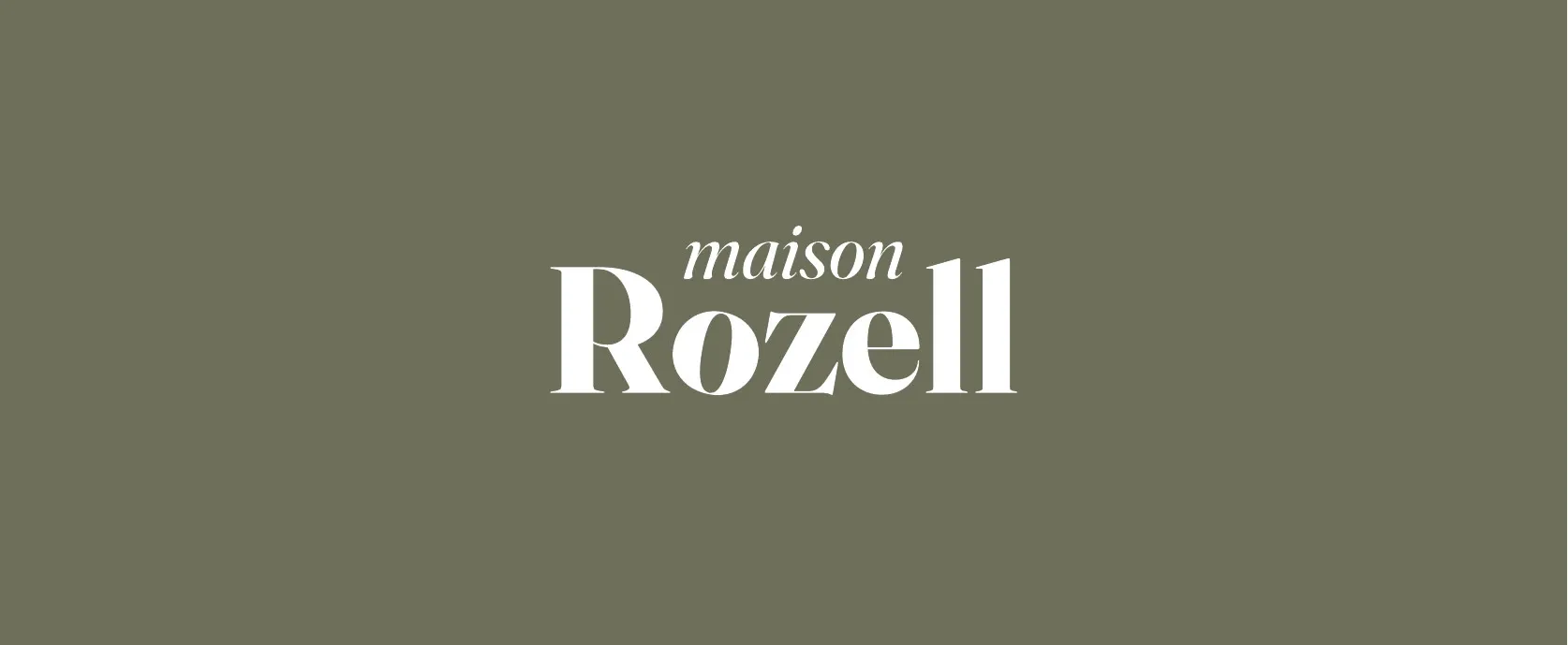 La bâche verte au nom de Maison Rozell