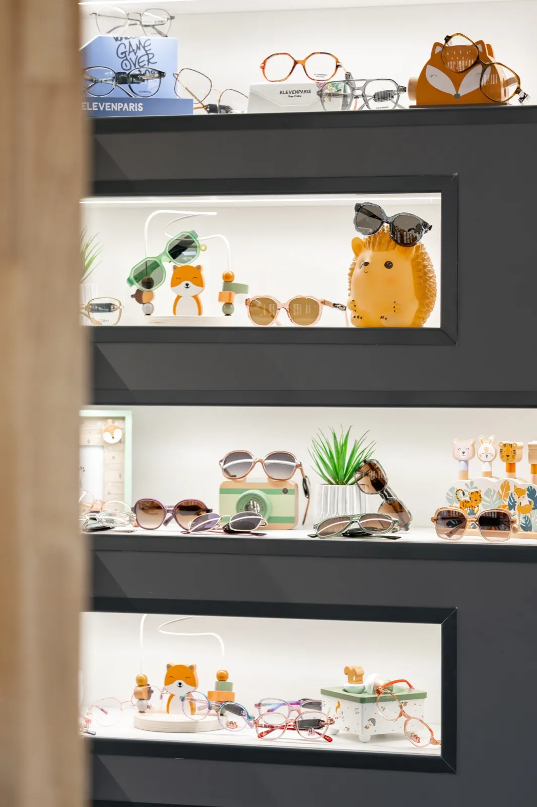L’intérieur de la boutique