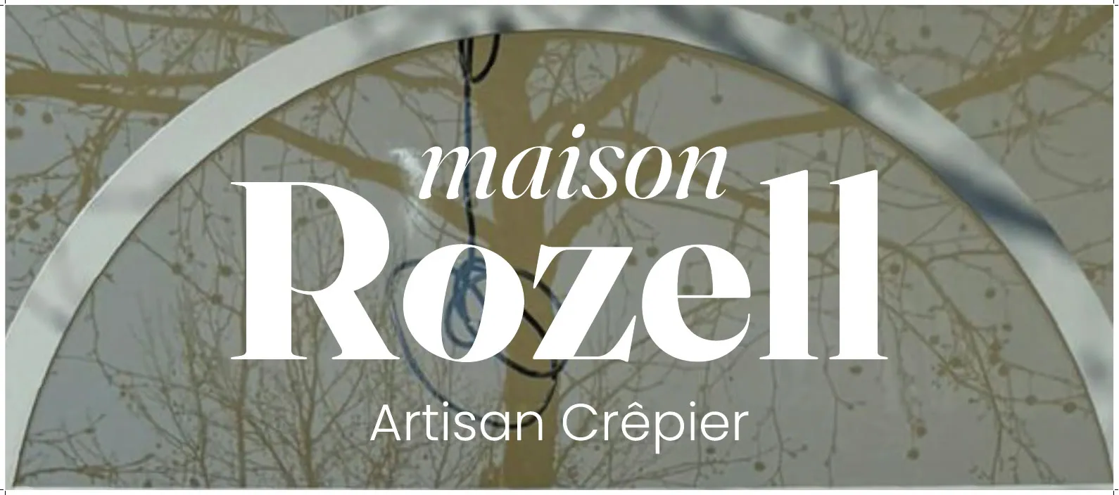 Simulation de l’enseigne de Maison Rozell sur la façade