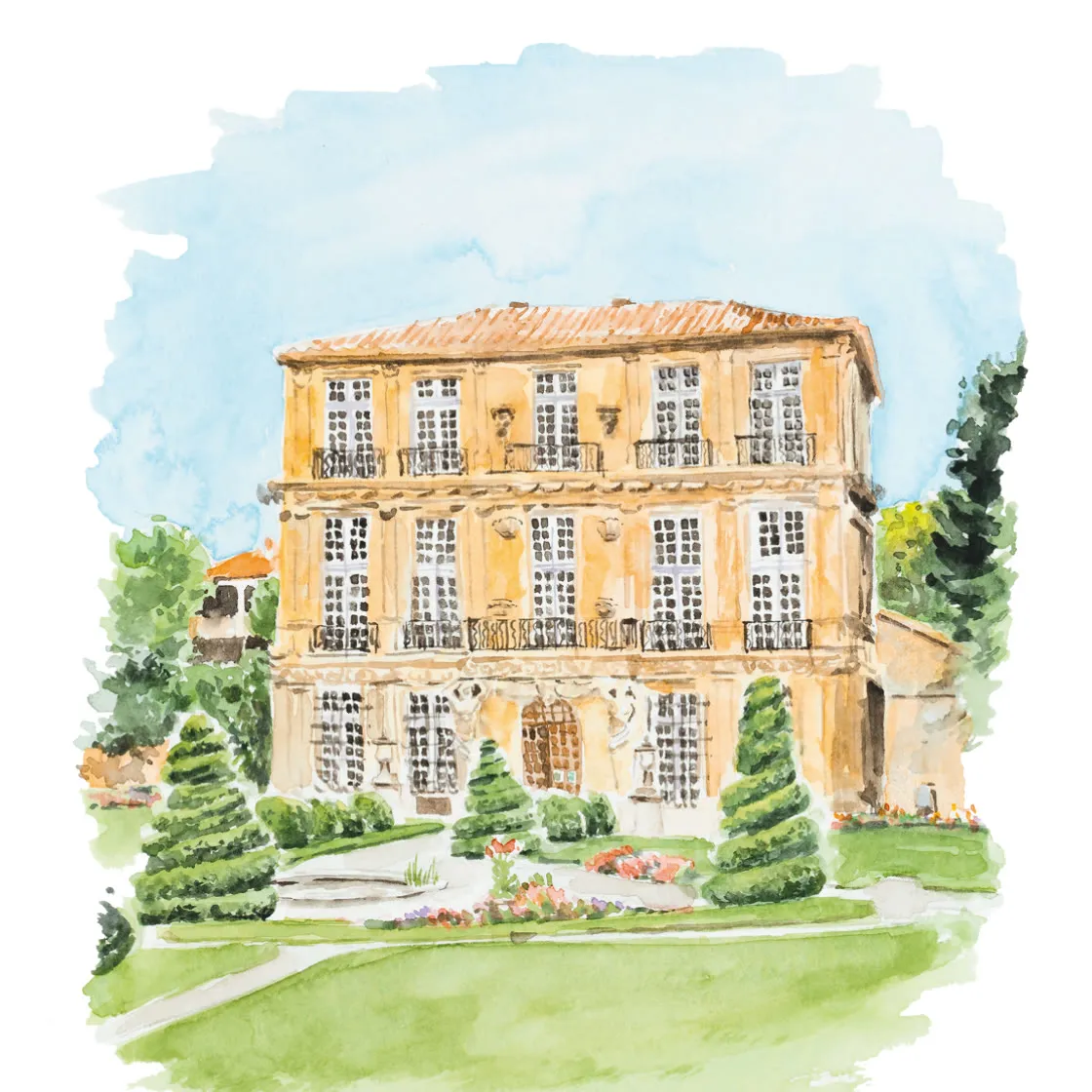 Aquarelle de l’édition 2026 : le Pavillon Vendôme