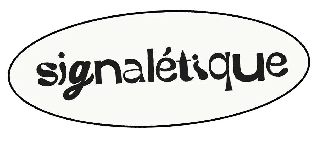 Sticker signalétique